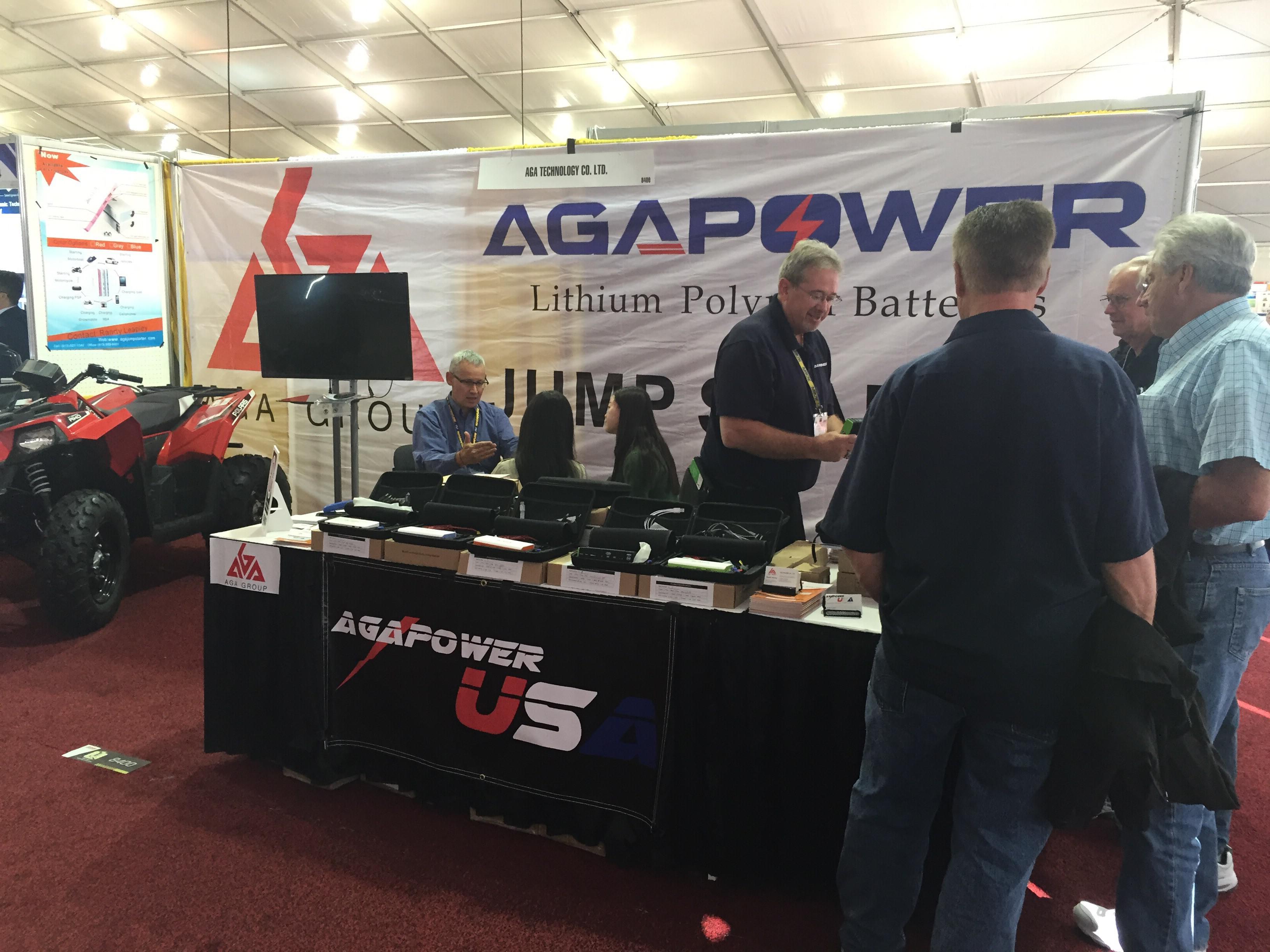 k8凯发汽车启动电源（AGA Power）展会现场图