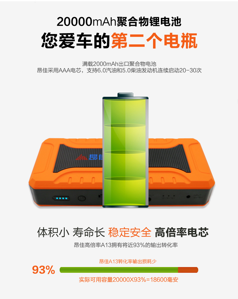 k8凯发A13多功能汽车应急启动电源