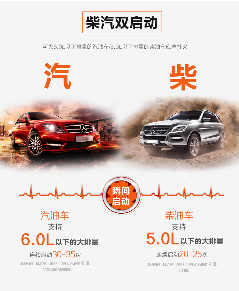 k8凯发柴汽双启汽车应急启动电源